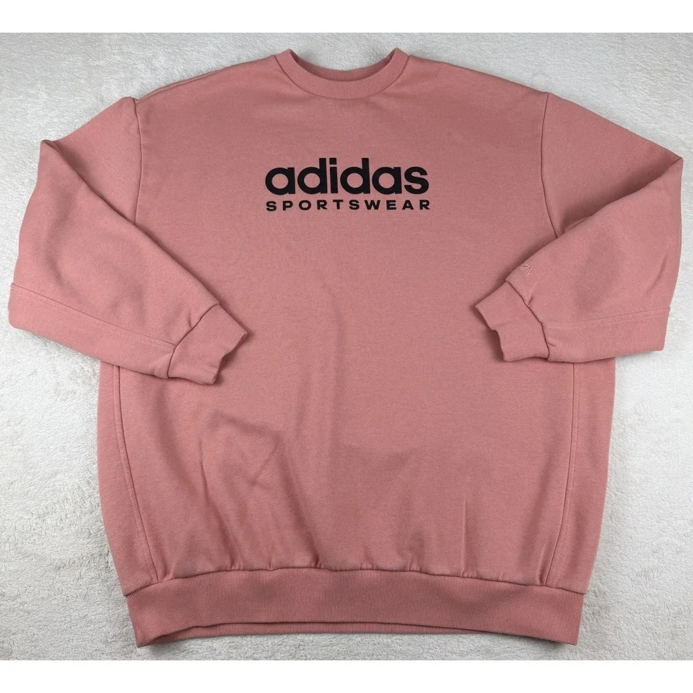 Adidas All SZN Sportswear Fleece‎ Graphic Sweatshirt Pink Women's Size Small